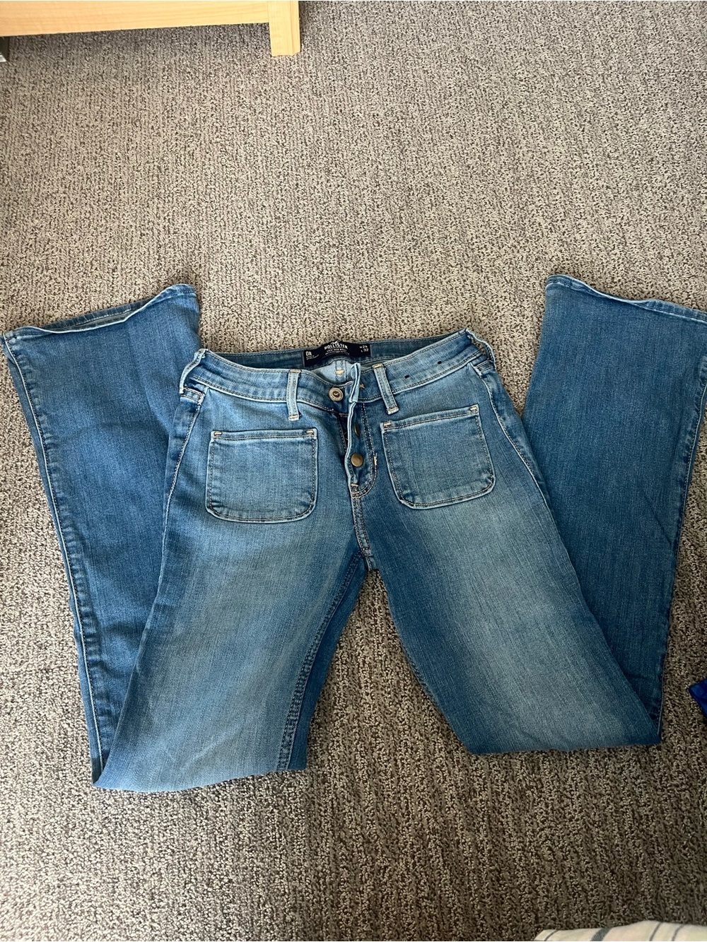 Hollister low rise boot cut jean